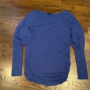 Blue maternity sweater